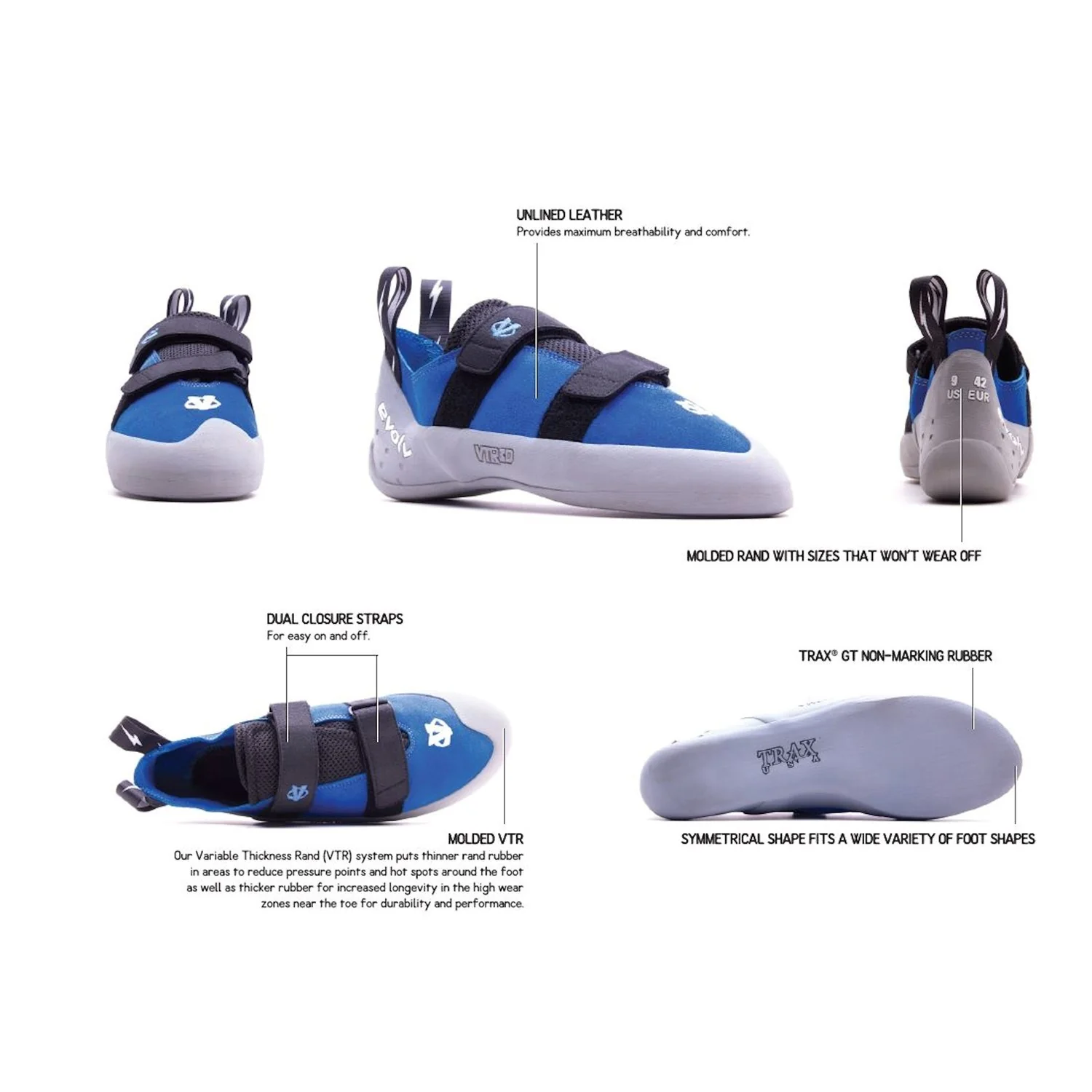 Evolv Titan Non-Marking Grey Outsole - Image 8